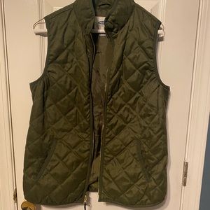 Medium army green Old Navy women’s Vest